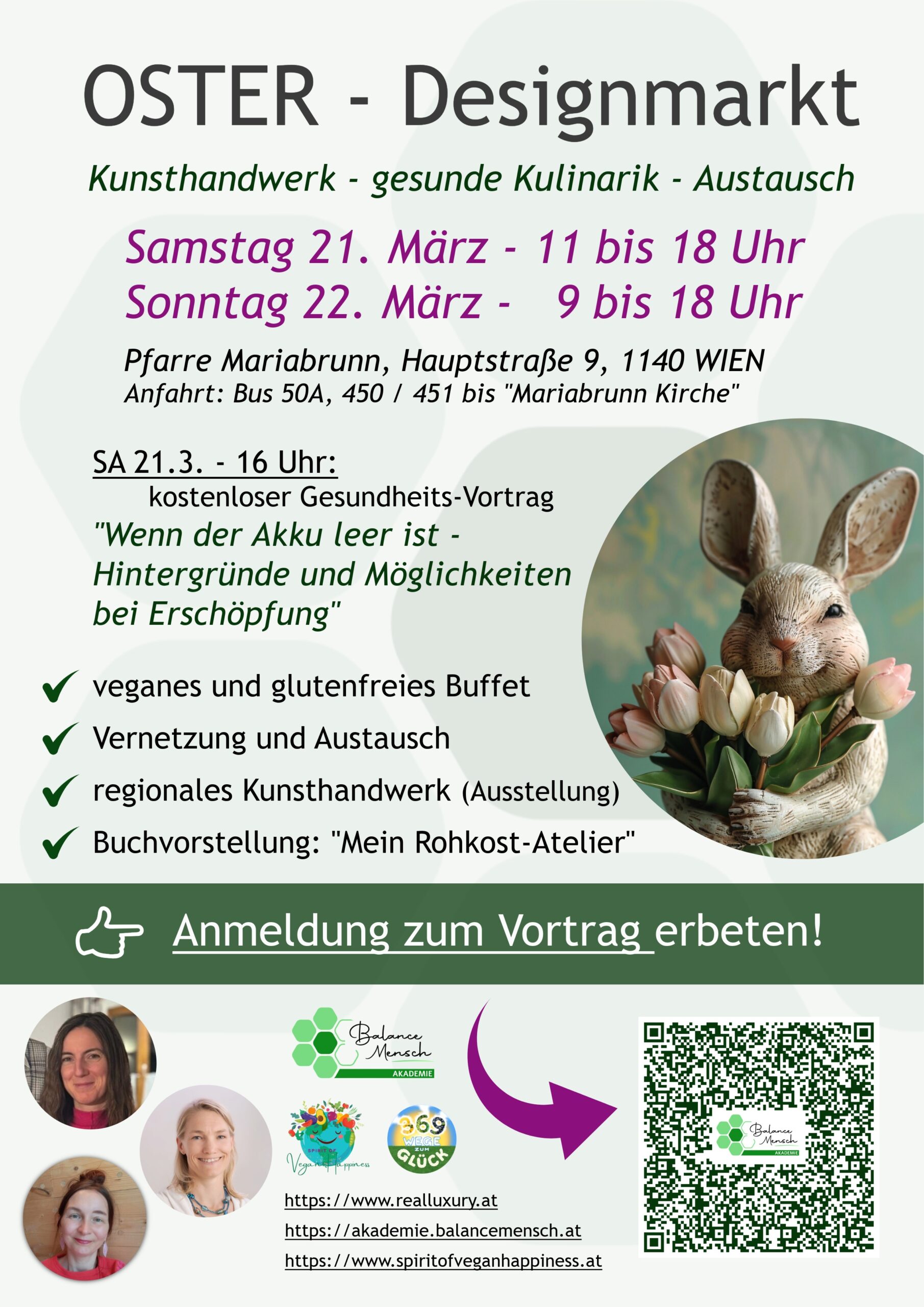 Design-Ostermarkt mit vegan-glutenfreier Kulinarik in Wien