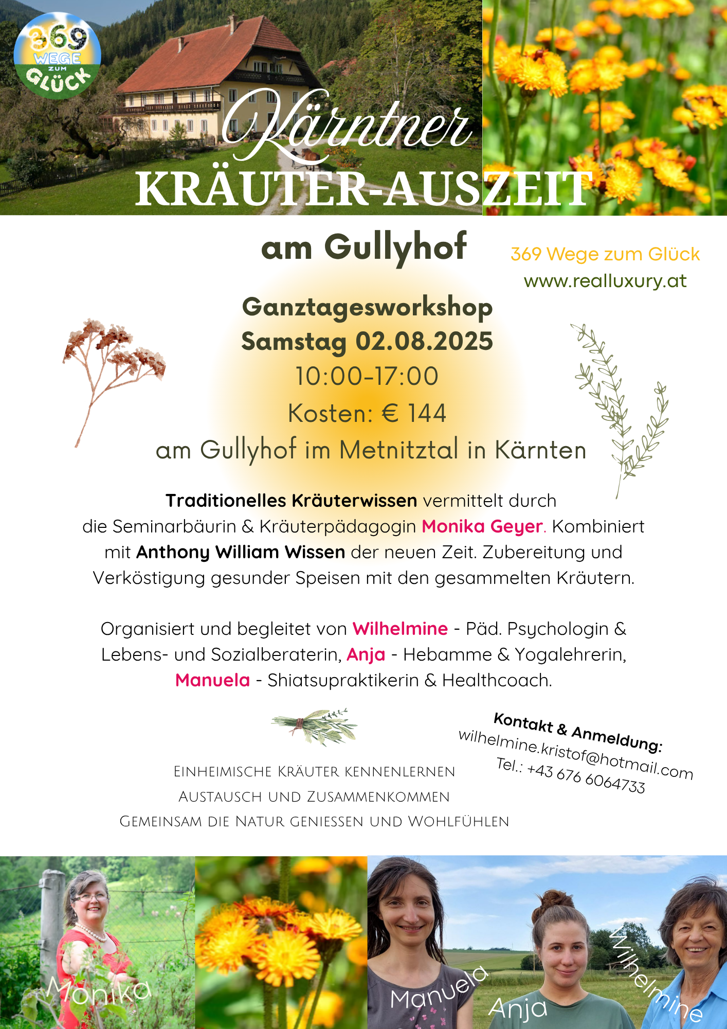 Kräuter-Auszeit-Tag im Metnitztal in Kärnten