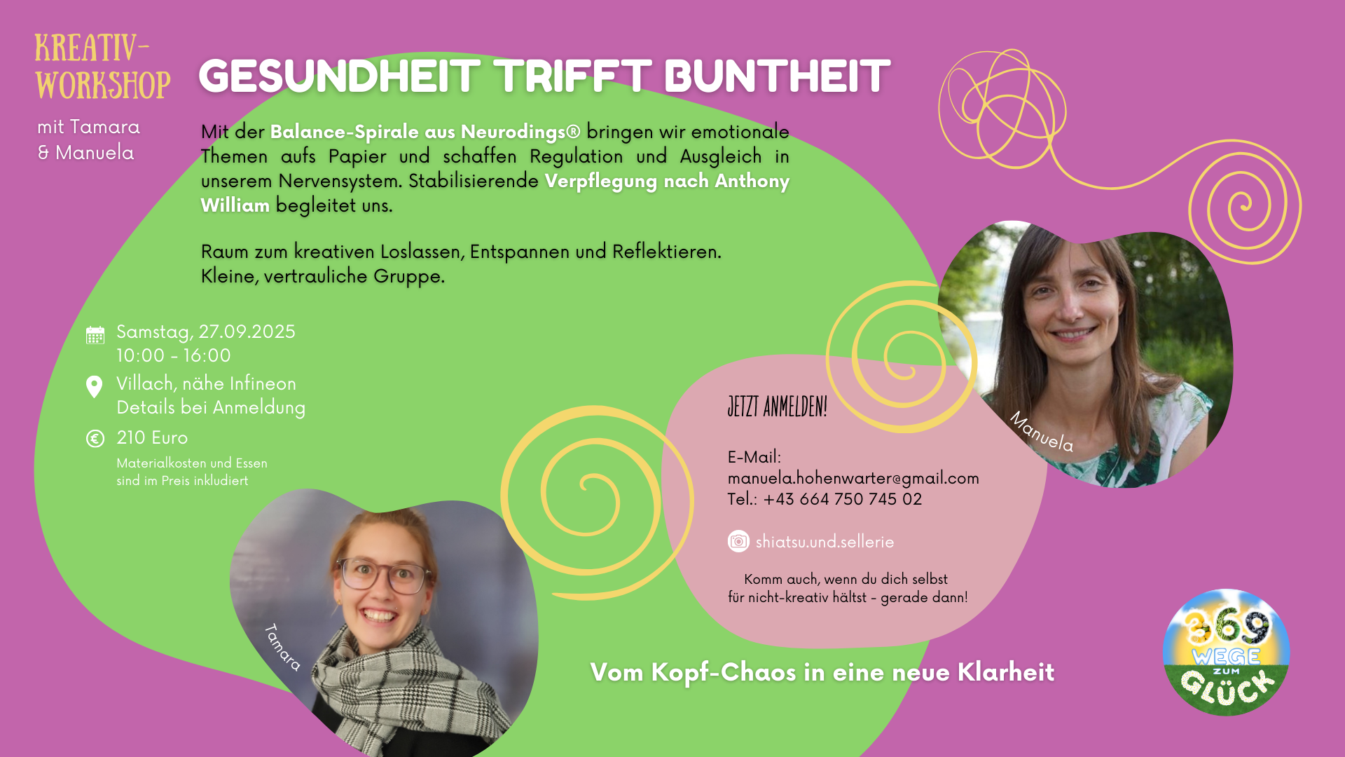 Kreativ-Workshop in Villach/Kärnten, Österreich