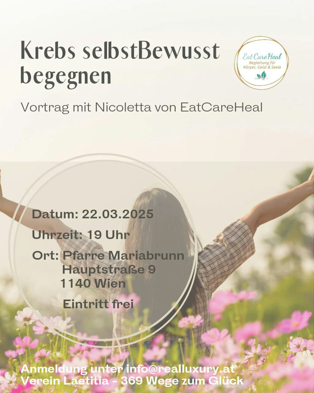 Vortrag "Krebs selbstBewusst begegnen"